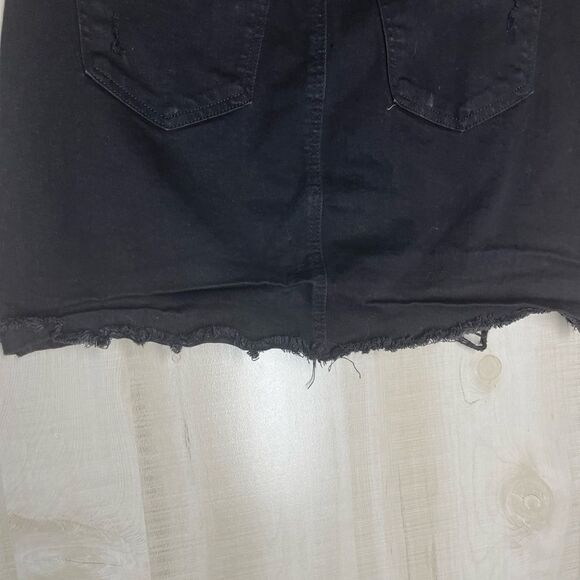 Rewash black distressed mini skirt, size 13‎ - Picture 12 of 14